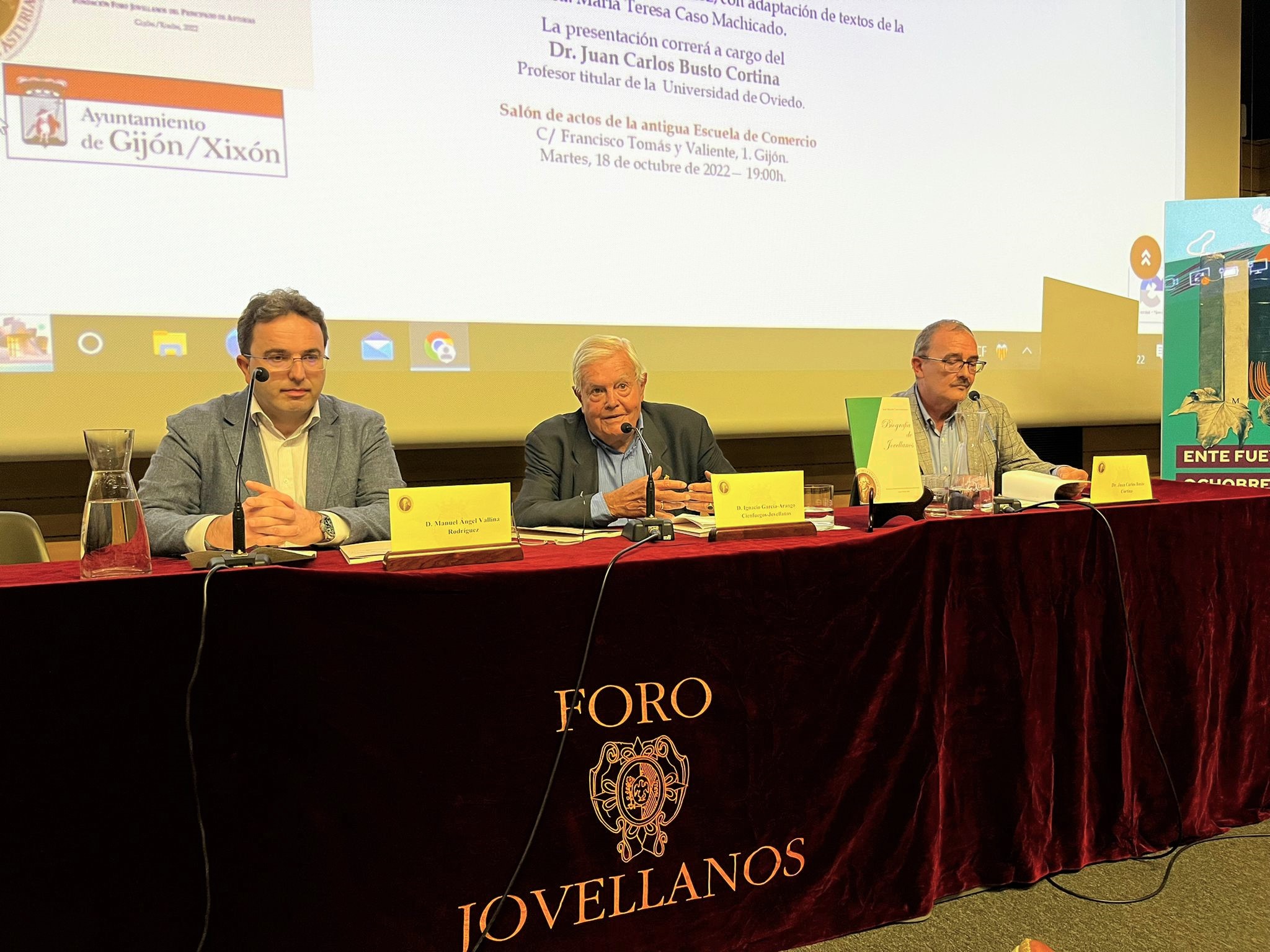 Biografía de Jovellanos en asturiano. Presentación