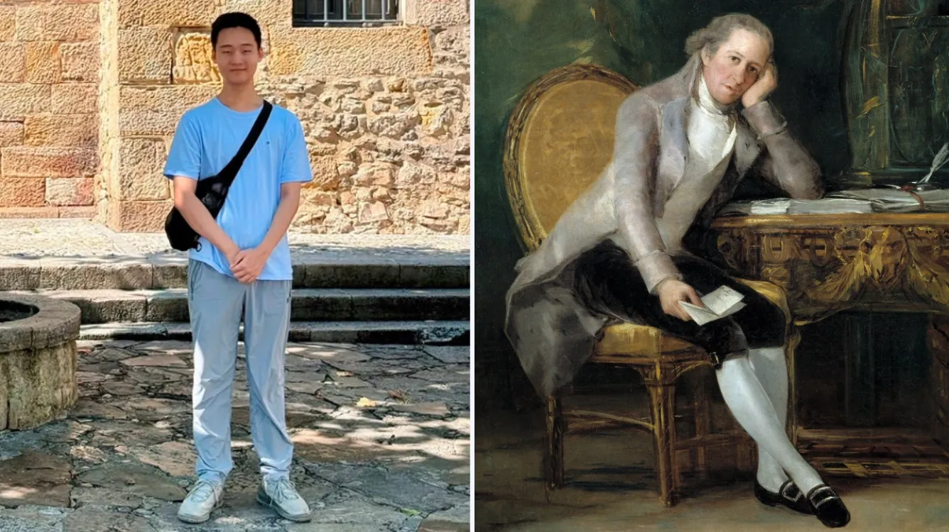 Xinbo Zou, un chino de 17 años que viaja a Gijón para estudiar a Jovellanos